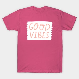 Good vibes lettering T-Shirt